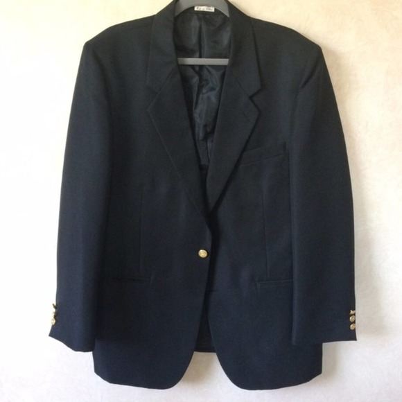 Haband Comfort Club Black Sport Coat 44R - Picture 1 of 5
